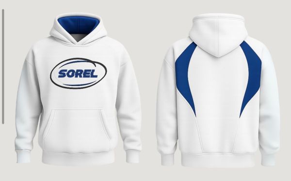 WHITE AURA hoodie